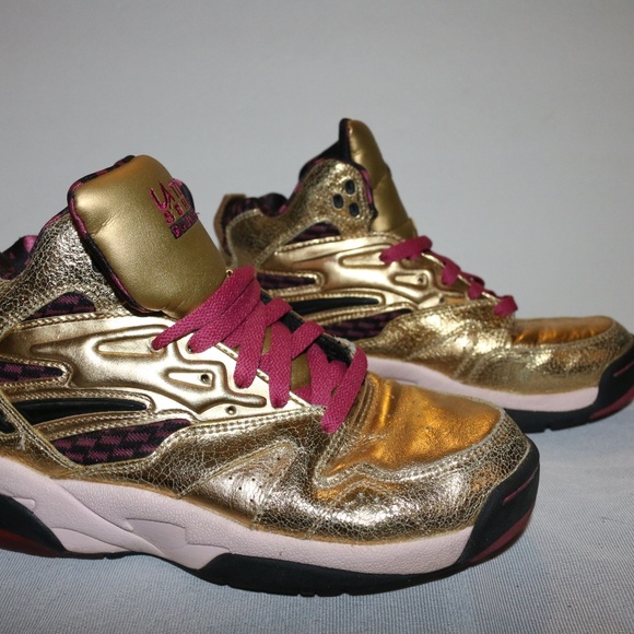 Gold La Gears Light Up Tech Shoes La Tech Series Basketball Gold